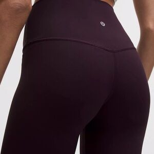 lululemon Align Leggings Black Plum